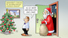 Cartoon: Kinder-Wahrnehmung (small) by Harm Bengen tagged corona wahrnehmung kinder mertens stiko weihnachten weihnachtsmann tuer harm bengen cartoon karikatur
