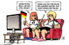Cartoon: Kunstrasen (small) by Harm Bengen tagged plaene,titel,garten,kunstrasen,wm,kanada,deutschland,fussball,frauen,frauenfussball,weltmeisterschaft,fifa,harm,bengen,cartoon,karikatur
