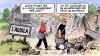 Cartoon: LAquila-Gipfel (small) by Harm Bengen tagged laquila,g8,gipfel,summit,erdbeben,krise,wirtschaftskrise,finanzkrise,trümmer,zerstörung,merkel,berlusconi,zuschauer