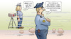 Cartoon: Mindestlohnerhöhung (small) by Harm Bengen tagged mindestlohnerhöhung,inflation,überholt,mindestlohnkommission,polizei,blitzer,radar,geschwindigkeit,harm,bengen,cartoon,karikatur