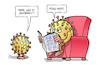 Cartoon: Mutieren (small) by Harm Bengen tagged papa,mutieren,mutti,mutter,vater,kind,corona,coronavirus,ansteckung,pandemie,epidemie,krankheit,schaden,harm,bengen,cartoon,karikatur