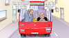 Cartoon: Nahverkehrsstreik (small) by Harm Bengen tagged warnstreik,nahverkehrsstreik,verdi,bahnstreik,flughäfen,öpnv,busfahrer,harm,bengen,cartoon,karikatur