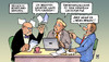 Cartoon: Neues Denken (small) by Harm Bengen tagged neues denken bundesregierung wachstum rekordverschuldung cdu csu fdp merkel schäuble haushalt haushaltsdebatte