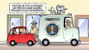 Cartoon: NSA will zurückfahren (small) by Harm Bengen tagged ausparken,ausspähprogramm,zurückfahren,nsa,usa,spionage,harm,bengen,cartoon,karikatur