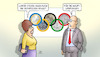 Cartoon: Olympia-Währungen (small) by Harm Bengen tagged olympische,ringe,hauptwährungen,währungen,geld,olympia,paris,harm,bengen,cartoon,karikatur