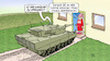 Cartoon: Panzer-Druck auf SPD (small) by Harm Bengen tagged panzer,druck,spd,leopard,kanzler,scholz,stimme,strack,zimmermann,fdp,krieg,ukraine,russland,harm,bengen,cartoon,karikatur