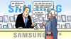 Cartoon: Samsung-Asche (small) by Harm Bengen tagged asche,geld,zigarrenstummel,susemil,feuer,samsung,galaxy,note,brand,harm,bengen,cartoon,karikatur