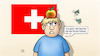 Cartoon: Schweiz-Wahl (small) by Harm Bengen tagged schweiz,wahl,rechtsdrall,svp,wilhelm,tell,sohn,kind,apfel,harm,bengen,cartoon,karikatur