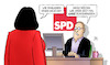 Cartoon: SPD-Neustart (small) by Harm Bengen tagged neustart,computer,spd,nahles,monitor,runterfahren,harm,bengen,cartoon,karikatur