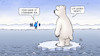 Cartoon: Steinmeier in der Arktis (small) by Harm Bengen tagged steinmeier,arktis,eisbär,eisscholle,klimawandel,harm,bengen,cartoon,karikatur