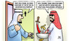 Cartoon: Steinmeier in Riad (small) by Harm Bengen tagged steinmeier,riad,deutschland,aussenminister,saudi,arabien,kulturfest,hinrichtung,todesstrafe,menschenrechte,harm,bengen,cartoon,karikatur