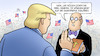 Cartoon: Trump-Amtseinführung (small) by Harm Bengen tagged trump amtseinführung bibel smartphone schören schwur präsident usa harm bengen cartoon karikatur