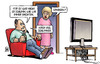 Cartoon: TTIP nicht so schlimm (small) by Harm Bengen tagged ttip,schlimm,freihandelsabkommen,verhandlungen,demokratie,europa,usa,tv,harm,bengen,cartoon,karikatur