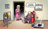 Cartoon: TV-Duell (small) by Harm Bengen tagged tv,duell,usa,praesidentschaftswahlkampf,debatte,harm,bengen,cartoon,karikatur