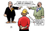 Cartoon: Unions-Schuldzuweisungen (small) by Harm Bengen tagged meinung,union,cdu,csu,michel,schuldzuweisungen,wahl,niederlage,berlin,harm,bengen,cartoon,karikatur
