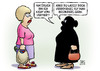 Cartoon: Verbotenes (small) by Harm Bengen tagged konvertiert,burka,verbot,verbotenes,susemil,harm,bengen,cartoon,karikatur