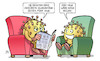 Cartoon: Verkürzte Quarantäne (small) by Harm Bengen tagged verkürzte,quarantäne,ansteckung,corona,virus,sessel,zeitung,drosten,lauterbach,harm,bengen,cartoon,karikatur