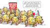 Cartoon: Viren protestieren (small) by Harm Bengen tagged politik,leopoldina,weihnachten,versauen,corona,viren,protestieren,demonstration,megafon,dritte,welle,harm,bengen,cartoon,karikatur