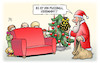 Cartoon: Weihnachtscartoon 1 - Fussball (small) by Harm Bengen tagged fussball,weihnachtsmann,bombe,angst,terror,weihnachten,weihnachtsmarkt,bedrohung,anschlag,attentat,berlin,harm,bengen,cartoon,karikatur