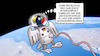 Cartoon: Weltraumstrategie (small) by Harm Bengen tagged adler,bundesadler,bundeskabinett,weltraumstrategie,kindergrundsicherung,raumanzug,ampel,harm,bengen,cartoon,karikatur