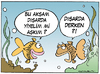 Cartoon: Eating out (small) by cizofreni tagged eating,out,fish,sea,dinner,balik,yemek