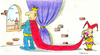 Cartoon: King IV (small) by cizofreni tagged king,kral,soytari,harlequin,jester