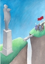 Cartoon: eli kesik (small) by caferli tagged politic