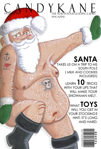 Cartoon: CandyKane Magazine (medium) by esplesst tagged adult,santaclaus,holidays,sexy