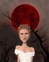 Cartoon: Anna Paquin (small) by markdraws tagged anna paquin true blood vampires vampire horror caricature painting digital death paint