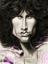 Cartoon: Jim Morrison (small) by markdraws tagged jim,morrison,the,doors,rock,and,roll,psychedelic,humor,caricature,music,illustration,portrait,photoshop,digital,painting,sketchbook,pro