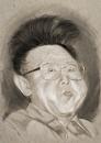Cartoon: Kim Jong Il (small) by markdraws tagged north korea illustration kim jong il painting digital paint photoshop humor caricature brushes political politics