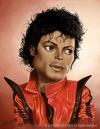 Cartoon: Michael Jackson (small) by CarlosR tagged michael jackson caricature