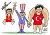 Cartoon: Referee (small) by Murat tagged usa,america,pkk,terror,turkey
