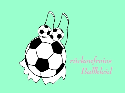 Cartoon: rückenfreies ballkleid (medium) by nootoon tagged soccer,fussball,nootoon,illustration,germany