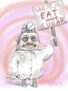 Cartoon: eat more sugar (small) by nootoon tagged health,insurance,dentist,nootoon,cartoon