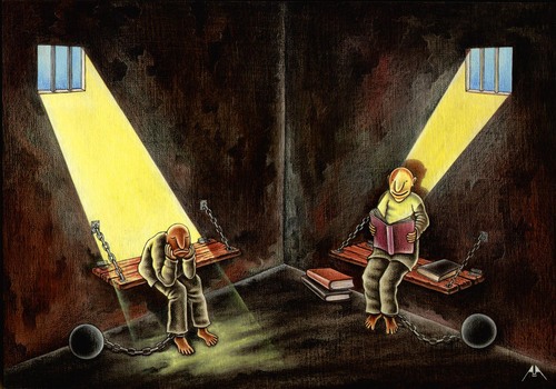 Cartoon: light (medium) by ASKIN AYRANCIOGLU tagged light
