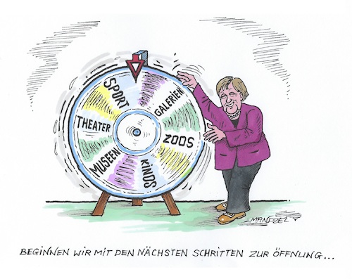 Cartoon: Corona-Glücksrad (medium) by mandzel tagged corona,pandemie,panik,chaos,hysterie,pleiten,wirtschaft,finanzen,angst,mandzel,karikatur,belastungen,merkel,glücksrad,corona,pandemie,panik,chaos,hysterie,pleiten,wirtschaft,finanzen,angst,mandzel,karikatur,belastungen,merkel,glücksrad