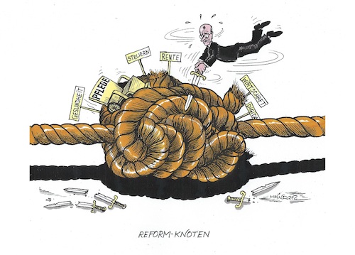 Cartoon: Der schlappe Fritz (medium) by mandzel tagged merz,deutschland,reformen,knoten,pflege,gesundheit,soziales,wirtschaft,digitales,arbeitsmarkt,merz,deutschland,reformen,knoten,pflege,gesundheit,soziales,wirtschaft,digitales,arbeitsmarkt