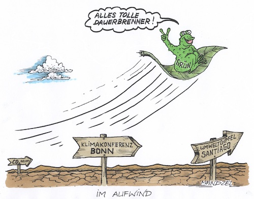 Cartoon: Die Grünen im Aufwind (medium) by mandzel tagged co2,erderwärmung,klimakonferenzen,umweltgipfel,co2,erderwärmung,klimakonferenzen,umweltgipfel