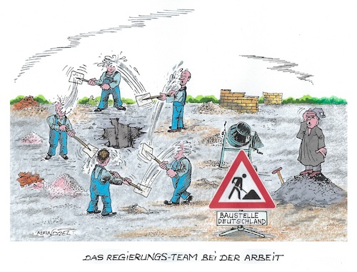 Die Koalition im Arbeitseifer Die Koalition im Arbeitseifer