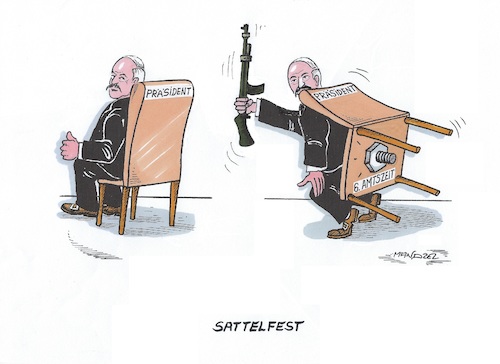 Cartoon: Fest im Sattel (medium) by mandzel tagged lukaschenko,belarus,wahlen,fälschungen,demonstrationen,diktatur,lukaschenko,belarus,wahlen,fälschungen,demonstrationen,diktatur