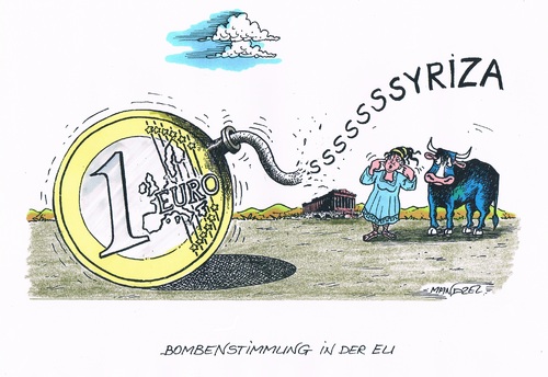Cartoon: Griechenland wählt (medium) by mandzel tagged griechenland,wahlen,katastrophe,griechenland,wahlen,katastrophe