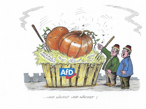 Cartoon: Guter Nährboden für die AfD (medium) by mandzel tagged afd,sachsen,brandenburg,wahlen,denkzettel,afd,sachsen,brandenburg,wahlen,denkzettel