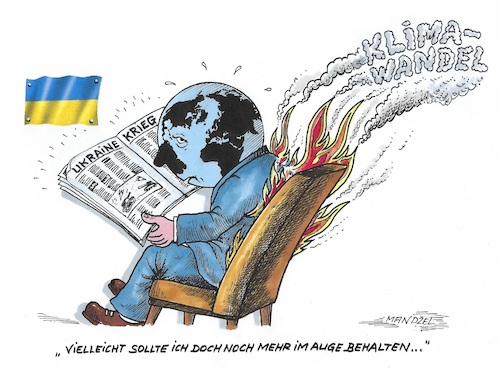 Cartoon: Nur noch Ukraine im Blick (medium) by mandzel tagged selenskyj,krieg,sanktionen,blutvergießen,finanzopfer,fehlpolitik,gasmangel,armut,erderwärmung,selenskyj,krieg,sanktionen,blutvergießen,finanzopfer,fehlpolitik,gasmangel,armut,erderwärmung