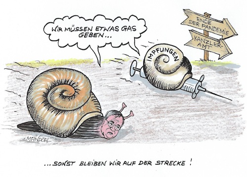 Cartoon: Schlechter Lauf (medium) by mandzel tagged laschet,wahlkampf,kanzler,impfungen,corona,laschet,wahlkampf,kanzler,impfungen,corona