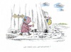 Cartoon: Alles wie gehabt... (small) by mandzel tagged jahreswechsel,corona,ängste,deutschland,pandemie,virus