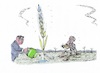 Cartoon: Atomprogramm first (small) by mandzel tagged kim,nordkorea,lebensmittelknappheit,hunger,atomprogramm