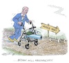 Cartoon: Auf Kriegspfad (small) by mandzel tagged usa,biden,presidentenwahl,nahost,bombardierungen,tötungen