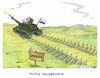 Cartoon: Blutspur (small) by mandzel tagged russland,putin,nato,osterweiterung,ukraine,angst,krieg,europa