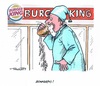Cartoon: Burger King (small) by mandzel tagged fastfood,imageverlust,burger